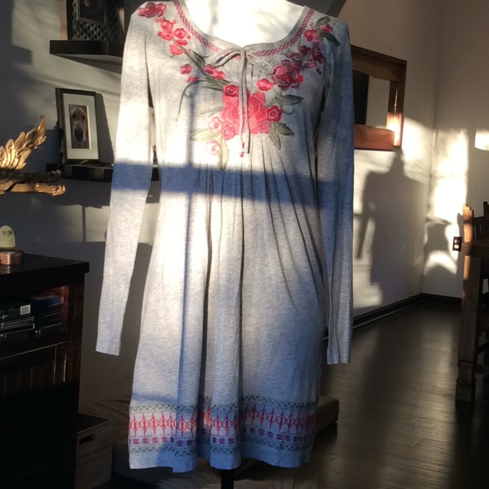 Sundance embroidered tunic dress -as is S - Picture 2 of 8